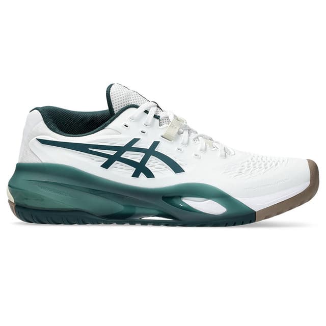 ASICS Gel-Resolution X Court Shoe - Men's - White/Saxon Green